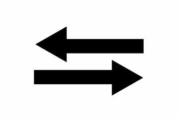 vector arrow icon, arrow two way, two way arrows, 