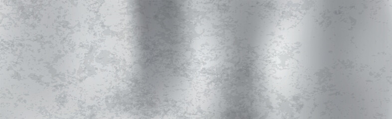 Panoramic metal background with rust - Vector illustration