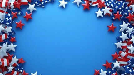 🇺🇸 Memorial Day Tribute with Stars and Flag — Honor & Remembrance