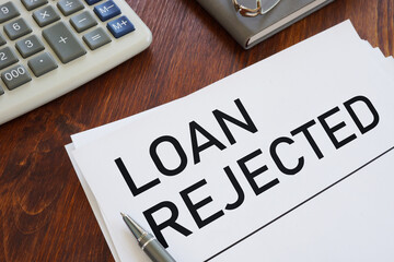 Loan Rejected is shown as financial concept