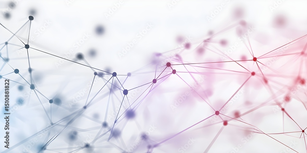 Fototapete exploring data connections abstract network visualization digital realm graphic art tech environment