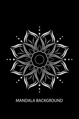 Modern mandala pattern Design Background 