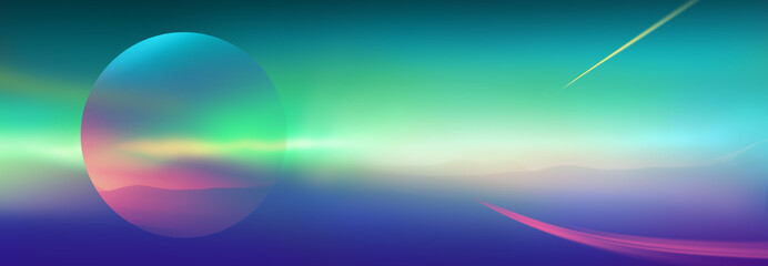 minimalist abstract landscape