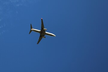 airplane in the sky