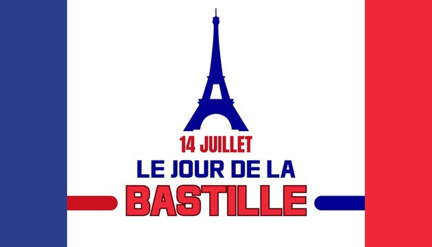 July 14 Bastille Day in France. The French Republic celebrates Bastille Day on July 14.