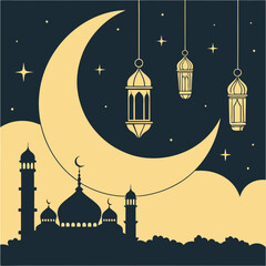 Eid Mubarak Background And Wish 2025 Image.