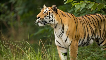 Fototapeta premium tiger in the jungle