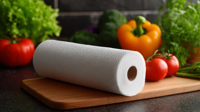 Colorful fresh vegetables displayed on a tabletop