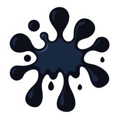 ink splatter set paint brush stroke kit vector art
