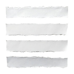 Torn Paper Pieces on Black Background Design Texture