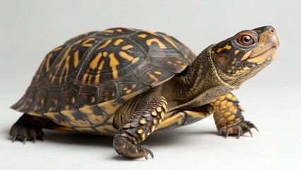 Obraz premium Eastern Box Turtle on studio background