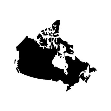 map of  canada