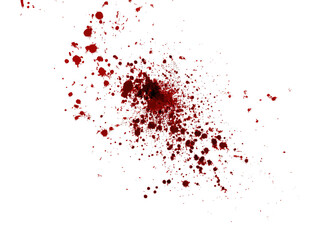 High Resolution Blood Splatter On PNG Transparent Background Isolated Realistic Visual