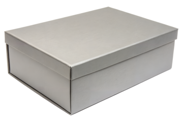 Cardboard container storage mockup object isolated on transparent background