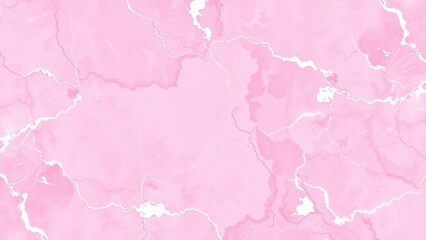 Fototapeta premium Sanfte rosa Marmorstruktur mit weißen Adern, künstlerisch umgesetzt im Aquarell-Look – perfekt als Hintergrund oder Designtextur.