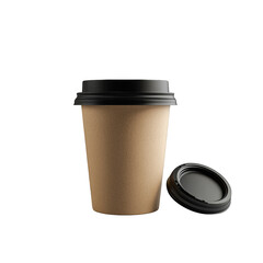 coffee cup isolated on white