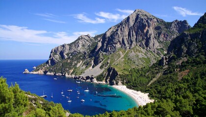 Summer beach scene with sunglasses and flip-flops