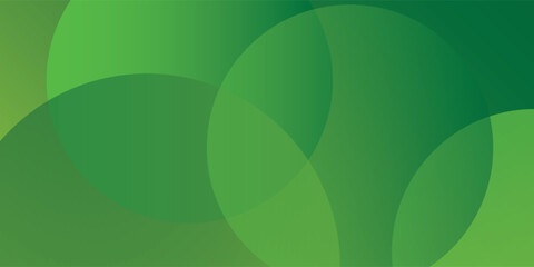 Light yellow and green abstract geometric background with gradient circle colors and circular shapes