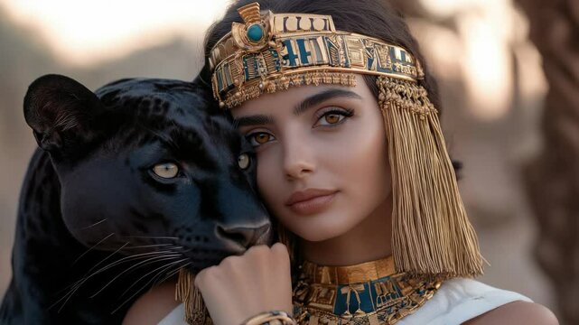 Cleopatra Egyptian monarch: Hellenistic queen, Ptolemaic sovereign, last dynasty ruler, historic empress, royal authority, black puma guardian, ancient legacy, famous leader, powerful dynast