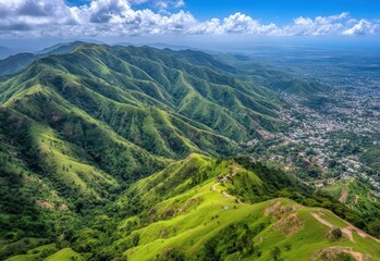 Hailing Island in Yangjiang City, Guangdong Province, China, features a big windmill