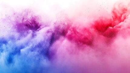 Abstract Gradient Background: Flowing Colors and Light Streaks with Powder Dust for Creative Design Projects.