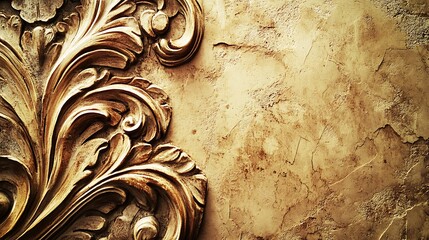 Ornate gold wall decor