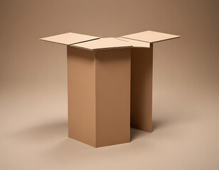 Brown cardboard texture background