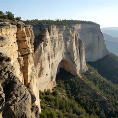 view of a mountain side