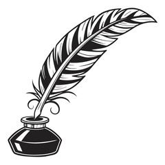 Vector black ink icon on white background, ink icon, ink logo. Adobe Illustrator Artwork