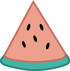 Watermelon Sorbet Illustration