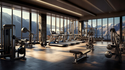 interior of the gym