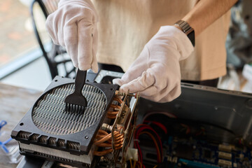 The Precision Maintenance of Computer Components Should Be Done with Proper Care and Attention