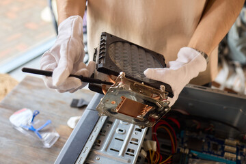 The Precision Maintenance of Computer Components Should Be Done with Proper Care and Attention