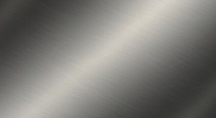 Brushed metal surface with diagonal highlights