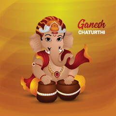 Happy ganesh chaturthi festival background