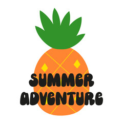 Summer Quote. Summer Vibe. Fruit PNG