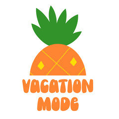 Summer Quote. Summer Vibe. Fruit PNG