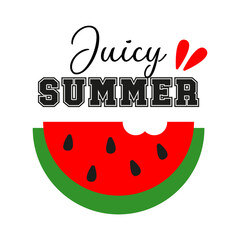 Summer Quote. Summer Vibe. Fruit PNG
