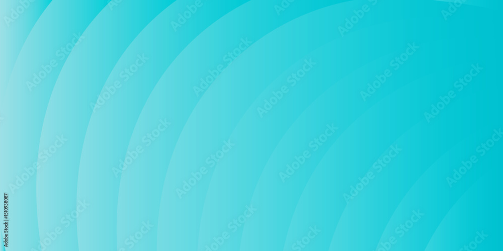 Poster teal abstract background with gradients and flowing organic shapes on the left side smooth texture c