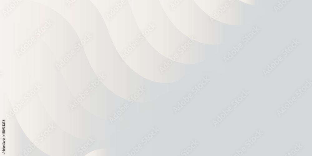 Poster gray gradient background with curved lines and soft shadows creating a wave pattern design is modern