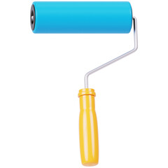 Paint Roller 3D Illustration Icon 