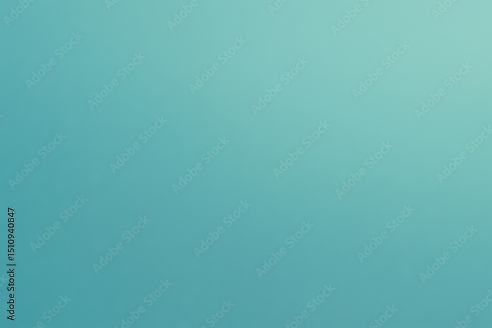 Poster minimal turquoise gradient background with subtle grain texture