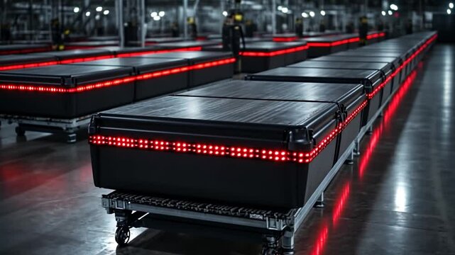 Tesla Gigafactory Battery Production Line