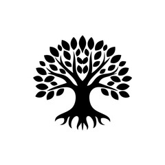 creative details Elevation Tree icon vector illustration