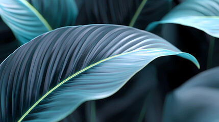 plant leaf close-up trend color 2026 transformative teal..