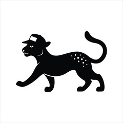 Cheetah running vector