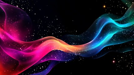 Abstract vibrant flowing colors (1)