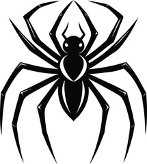  spider silhouette, long legs, creepy insect
