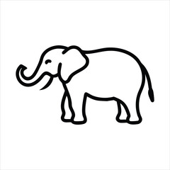Elephant spraying water wearing a bow tie vector
