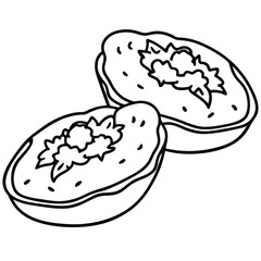 vector illustration of a mushroom